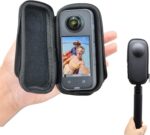 ADOFYS Accessory Kit Compatible with Insta360 One X3 with Invisible Selfie Stick, Portable Case, Screen Protector and Adhesive Mounts - Image 2