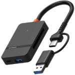 ADS-316 for Huawei/Xiaomi/Samsung 8-in-1 Card Reader Type-C + USB-A to SD/TF/MS / CF1 / Type-C/USB 3.0 U Disk Reading Adapter - Image 2