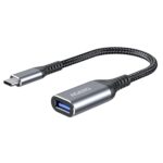 AGARO USB Type C to USB 3.0 OTG Cable, Adapter, Connector, Fast Charging, Data Transfer Speed Up to 10 GBPS, Compatible with Laptops, Tablets, Smartphone and Chargers - Image 2