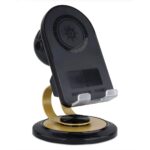ANARADHAR 3-in-1 Wireless Charging Stand with Induction Speaker | Portable Phone Holder & Sound Amplifier | No Bluetooth Needed (Place & Play) | Desk Gadget for iPhone & Android (Black) - Image 2