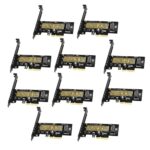 ATORSE 10 NVME PCIe Adapter M.2 NVME SSD to PCI Express 3.0 x4 Host Expansion Card - Image 2
