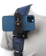 Action Pro 360° Backpack Clip Mount with Smartphone Holder Accessories Compatible with GoPro Hero 13 12 11 10 9 8 7 6 5 Black Action Camera and Smartphones Like iPhone Samsung - Image 2
