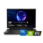 Alienware M18 Gaming Laptop - 18-inch QHD+ 165Hz 3ms Display, Intel Core i7-14700HX, 16GB DDR5 RAM, 1TB SSD, NVIDIA GeForce RTX 4070 8GB GDDR6, Windows 11 Home, Onsite Service - Dark Metallic Moon - Image 2