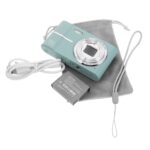 Alipis Miniature Compact Digital Camera for Adults and Teens, Lightweight Retro Style with 16x Zoom, HD Point-and-Shoot for Travel, Vlogging, and Everyday Photography, Green - Image 2