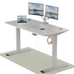 Alloy Steel Eco - Electronic Height Adjustable Desk | 80Kg Weight Capacity | New Touch Controller with 3 Presets | 5-Year Warranty| E1 Grade Low VOC 25mm Table Top (White, 48 * 24 inches) - Image 2