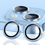 Amazon Brand - Solimo Tempered Glass Camera Lens Protector for iPhone 15 & iPhone 15 Plus | Glass Lens Cover (Blue) - Image 2