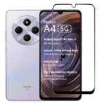 Amazon Brand - Solimo Tempered Glass Screen Protector Compatible for Redmi A4 5G / REDMI A4 with Edge-To-Edge Protector Coverage and Easy Installation Kit, Pack of 1, Black - Image 2