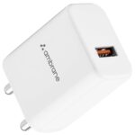 Ambrane 18W Wall Charger USB Port, Quick Charge 3.0, BoostedSpeed Mobile Charger Adapter Fast Charging, Compatible with Android Mobile, Headphones, TWS, Game Console, Power Banks(RAAP M10,White) - Image 2