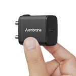 Ambrane 25W Type C Fast Charger GAN Mobile Adapter Charging for iPhone 17/16/15/14/13/12 Series, Samsung & Other Type-C Devices | Multiple Protection, Compact Design PD Technology (Charge 25, Black) - Image 2