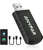 Android Auto Wireless Adapter, Dual-core 5G Chip (Upgraded), 5.8Ghz WiFi No Lag, USB-A & USB-C to A Cables, B4 Pro Car Dongle for Factory Wired AndroidAuto Car, for AndroidPhone - Image 2