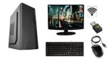 Assembled Desktop Computer with Intel Core i5 Processor | 8GB RAM | 120GB SSD + 500GB HDD | Windows 10 Home | LED Monitor | Keyboard & Mouse | Office, Home & Business PC - Image 2