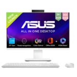 Asus AiO V440,13th Gen Intel Core i3-1315U,23.8" FHD,100Hz,All-in-One PC(8GB RAM/512GB SSD/Windows 11/Office 24/Retractable Camera/with Wireless Keyboard & Mouse/M365 Basic (1Year)*) V440VAB-KWPC001WS - Image 2