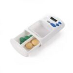 Avenn Mini Portable Pill Box with Digital Alarm Timer, Travel Medicine Organiser, 9x5.5x2 cm - Image 2