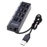 BKN® 4 Port USB Hub with ON/Off Switches Extension Super Speed Portable for Laptop/Notebook/PC/Mobiles/Tablets/All Computers, MP3 Players and Gaming Consoles - Image 2