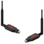 BLACK CROWN HDMI Wireless 100 Meter Range Transmitter and Receiver, 1080P Wireless HDMI Extender Adapter for Streaming Video/Audio from Laptop/PC to TV/Projector/Monitor (100M Extender) - Image 2