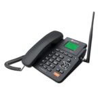 Beetel Fixed Landline Phone Wireless with Display, Dual Sim GSM Only, Two Way Speaker Phone with Adjustable Ringer & Call Volume, Call Recording, FM Radio, MP3 Audio Player, Alarm(Black)(F2N Pro) - Image 2