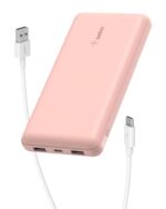 Belkin 20000 mAh Power Bank | Super Fast Charging | USB-C PD Port | 15W Charging for iPhone Series (16, 16 Pro Max), Samsung Galaxy, Google Pixel & More | 2 Years Warranty | Rose Gold - Image 2