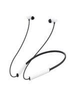 Bluetooth Neckband Compatible with Realme Buds Wireless 3 Quick Connect, Deep Bass & 40H Playback-White - Image 2