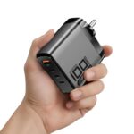 Boat 100W GaN Charger: Fast Charging Adapter with 4 Ports (3 USB-C + 1 USB-A), PD Support, MacBook air M3 0–50% in 26 Minutes, Compatible w/All iPhones, Android Phones, MacBooks, Dell, HP (Ash Grey) - Image 2
