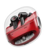 Boat Nirvana Crystl, Transparent Case,Spatial Audio, ANC(~32dB), 100Hrs Battery,4Mics ENx,App Support, Bluetooth Earbuds, TWS Ear Buds Wireless Earphones with mic (Blazing Red) - Image 2