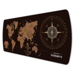 Brizberry Extended Mouse Pad, Desk Mat, 740mm x 310mm x 3mm Large Printed Premium Anti Skid Rubber Base for Desktop Laptop Keyboard (DM Design 2) - Image 2