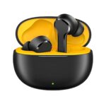 Buds T110 Bluetooth Truly Wireless in Ear Earbuds Compatible with Real me mic, AI ENC for Calls, Fast Pair, 38 Hours Total Playback with Fast Charging and Low Latency Gaming Mode (Yellow Black) - Image 2