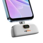 CALLMATE Powernugget 5000mAh 23W Fast Charging Type C Power Bank with 23W Type C PD Input & Output, Compatible with Samsung Type C Phones, Tablets (Type-C, Li-Ion, White) - Image 2