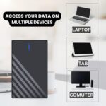 CARE CASE 1 TB Portable External Hard Drive USB 3.0, Compatible with PC, Mac, Laptop, PS4, Xbox, iPad, Tablet, Mobile (Black) - Image 2