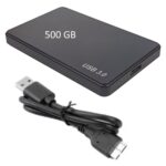 CARE CASE 500 GB Portable External Hard Disk - USB 3.0 for PC Laptop Windows and Mac, 1 Year Warranty, External HDD - Black (500 GB) - Image 2