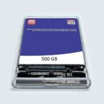 CARE CASE Transparent Portable External Hard Disk Drive - 500 GB - 1 Year Warranty - USB 3.0 for PC Laptop Windows Mac Xbox PlayStation Router Nintendo (500 GB) - Image 2