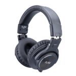 CLAW SM70 Studio Monitoring DJ Headphones, Wired Foldable Over-Ear with 40mm Neodymium Drivers, 4m Coiled Cable, 3.5mm to 6.35mm Adapter & Carrying Pouch – Ideal for Mixing & Recording| Black - Image 2