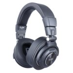 CLAW SM90 Studio Monitoring DJ Headphones, Wired Foldable Over-Ear with 50mm Neodymium Drivers, 4m Coiled Cable, 3.5mm to 6.35mm Adapter & Carrying Pouch – Ideal for Mixing, Recording & Gaming| Black - Image 2
