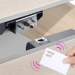 CODACE RFID Electronic Cabinet Lock, Smart NFC Drawer Locks, Hidden Card Lock for Wooden Cabinet Cupboard Drawer Furniture - Image 2