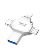 CROSS Pendrive 4 in 1 Flash Drive with Light-ning, Micro USB, USB A, Type-C Interface Mini Hangable PenDrive for iOS & Android Compatible with Phone, Pad, Android, PC (128 GB) - Image 2