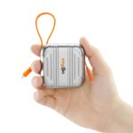 Callmate Minitrunk 10000mAh Fast Charging Power Bank 23W PD with Retractable Cable, 20W Type-C Cable & 15W Lightn-ing Cable, USB-C PD & USB-A QC 3.0 Output with Digital Display - Image 2