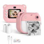 Camlet Instant Print Camera 48MP | Photo & Video, Creative Game for Kids Mini LED Digital 1080P HD Display | Long Lasting Battery Life, Includes 3 Print Rolls, Ideal Gift for Birthday, Boys & Girls - Image 2