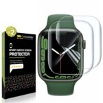 Casecandy® - [Pack of 4 Screen Protector Guard For Apple Watch SE3/ SE2/ SE Series 4/5/6 44mm | Apple Watch Series 6, SE Screen Guard (44mm) - HD/Anti Scratch/Bubble Free - Image 2