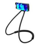 Cell Phone Holder Hanging on The Neck, 360° Rotation Flexible Mobile Phone Neck Holder, Lazy Phone Holder Mount for Smartphone, Mini-Tablet (Black) - Image 2
