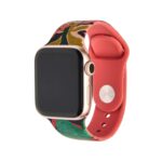 Chumbak Apple Watchband Compatible with (38/40/41mm) | Watch Strap | Silicone Watch Printed Colourful Strap | PIN-AND-TUCK Closure - Image 2