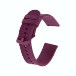 Colorcase Smart Watch Soft Silicon Strap 20mm Compatible with Noise ColorFit Pro 4 GPS Smart Watch - Silicon Strap Band - Wine Red - Image 2
