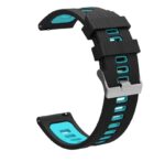 Colorcase Smart Watch Strap Silicon Dual Tone Compatible with Goqii Smart Vital Fitness Spo2 Smart Watch - Dual Tone Band - Image 2