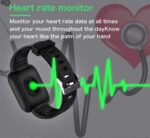 Combo C1067 - D116 Bluetooth Smart Fitness Band Watch with Heart Rate Activity Tracker & Smart Band M4 Fitness Tracker Watch with Heart Rate, Activity Tracker - Image 2