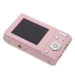 Compact Digital Camera for Adults and Mini Point-and-Shoot Vlogging Camera with 16x Zoom Lightweight Portable in Rose Pink for Parties and Everyday Photography - Image 2