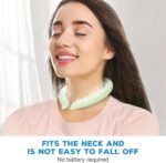 Cool Tube Wearable Cooling Wraps for Summer Heat, Pink Neck Cooling Ring, Ice Cooling Neck Tube for Outdoor Indoor Hot Flashes. - Image 2