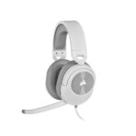 Corsair HS55 Stereo Gaming Headset (Leatherette Memory Foam Ear Pads, Lightweight Construction, Omni-Directional Microphone, Multi-Platform Compatibility with Included Y-Cable Adapter) White - Image 2