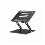 Cosmic Byte LS100 Aluminum Laptop Stand, Support Upto 16" Laptops, 8 KG Load, Adjustable Height, Heat Dissipation Vents (Black) - Image 2