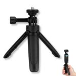 Crysendo Tripod Grip Compatible with DJI Osmo Pocket 3 & Insta360 | Camera Handle, Tripod Grip Stabilizer for Stable Footage | Reduces Fatigue for Hands-Free Shots | Durable ABS Build (Black) - Image 2