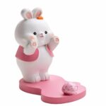 Cute Cartoon Rabbit Mobile Phone Stand, Desk and Table Holder with Anti-Slip Base, Compact Design for Smartphones - Image 2
