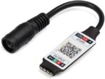 DC 5V-24V Mini Bluetooth RGB Controller 6A for 3528 5050 COB LED Strip Light Wireless Smart Phone Controller (Black) - Image 2