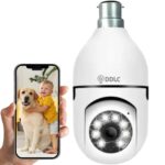 DDLC 4MP HD Smart Light Bulb Camera: E27 Socket Compatible, WiFi Connectivity, Pan 360° & Tilt 90°, Spotlight Function, Cloud/TF Storage & Mobile App Support (Light Bulb) - Image 2